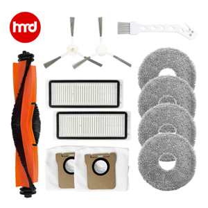Kit d'accessoires pour aspirateur robot Dreame X20 <span class=keywords><strong>Pro</strong></span>/X20 <span class=keywords><strong>Pro</strong></span> <span class=keywords><strong>Plus</strong></span> : brosse principale, brosses latérales, brosse d'angle, sac à poussière, filtre, tampon de lavage - Product Image 1