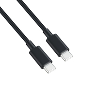 TPE Material suave 1M 2M Cable USB C 5A 100W Cable de carga rápida para teléfono móvil Cargador de computadora portátil Cable USB tipo C a tipo C