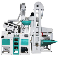 MMLS15/15 Machine à décortiquer le riz automatique combinée, capacité 1000 kg/h, 380V/415V