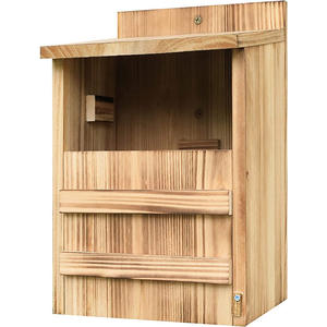 Houten Uil Huis Houten Rechthoekig <span class=keywords><strong>Open</strong></span> Vogelhuis - Product Image 5