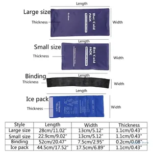 Impacco ghiacciato in Gel morbido: impacco riutilizzabile caldo/<span class=keywords><strong>freddo</strong></span> per terapia del calore e del <span class=keywords><strong>freddo</strong></span>-regalo perfetto con Drop Shipping - Product Image 6