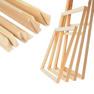 Barres de cadre en bois massif de pin pour toiles de peinture par numéros, encadrements de galerie pour peintures <span class=keywords><strong>à</strong></span> l'huile - Product Image 1