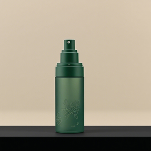 Hot stamping 120ml nhựa Chai xịt xi lanh hình dạng pet mỹ phẩm chai tái chế Pet chăm sóc da phun chai - Product Image 2