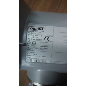 เครื่องวัดการไหลแบบแม่เหล็กไฟฟ้า KROHNE OPTIFLUX4300W 0.031.3mh สำหรับของเหลวที่นำไฟฟ้า ท่อสแตนเลส - Product Image 2