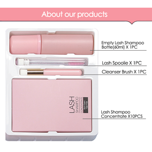 Eyelash <strong>Cleanser</strong> Concentrate Prolong <strong>Lash</strong> <strong>Cleanser</strong> Oil-Free Eyelash <strong>Extension</strong> Shampoo Concentrate <strong>Lash</strong> Foam <strong>Cleanser</strong> Kit - Product Image 3