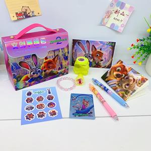 Set de Papelería de Alta Calidad con Diseño de Dibujos Animados de Zootopia y <span class=keywords><strong>Shin</strong></span> <span class=keywords><strong>Chan</strong></span>, Bolsa de Regalo, Venta al por Mayor, Diversos Artículos de Papelería, Regalo Duradero - Product Image 4