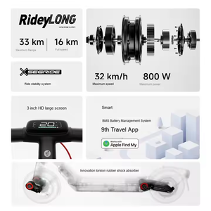 Nouveauté Ninebot <span class=keywords><strong>Scooter</strong></span> électrique pliable E3 PRO Smart Digital 800W Brushless Motor IPX65 <span class=keywords><strong>Scooter</strong></span> à deux <span class=keywords><strong>roues</strong></span> pour adultes - Product Image 3