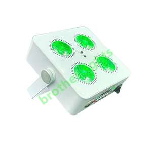 ไฟพาร์ LED คุณภาพสูง 4x18w ใช้แบตเตอรี่ ควบคุมด้วยรีโมท IR ไร้สาย WiFi มินิ ดีเจ อัพไลท์ - Product Image 4