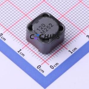 Inducteur de puissance CDRH127/LDNP-120MC SMD-4P, 12x12mm (Inductance : 12uH) (Précision : 20%) Courant nominal : 6,45A - Product Image 1