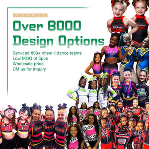 Uniforme de pom-pom girl personnalisé avec strass Vente en gros Uniformes de pom-pom girl OEM Design Ensembles de tenues pour équipes de pom-pom girl - Product Image 6