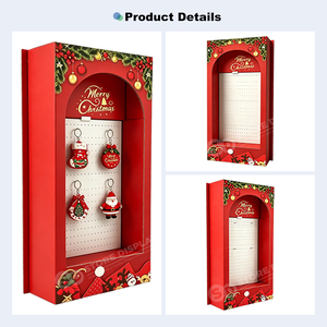 Expositor de terminal de tienda con diseño gratuito, estante de exhibición de Navidad para pasillos con ganchos para una merchandising de alto impacto - Product Image 4