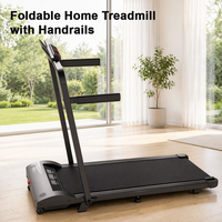 Tapis roulant électrique portable pliable personnalisé avec écran LED pour l'exercice cardiovasculaire à domicile dans le salon