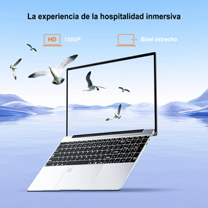 202415,6 pulgadas plata estudiante portátil Win 11 Intel Celeron N5095 Quad Core FHD SSD 2TB memoria de vídeo cuaderno de huellas dactilares - Product Image 5
