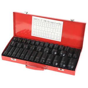 6PCS CR tác động ổ cắm thiết lập 1/<span class=keywords><strong>4</strong></span> ''3/8'' 1/2 ''adaptor và Universal <span class=keywords><strong>Socket</strong></span> Set - Product Image 6