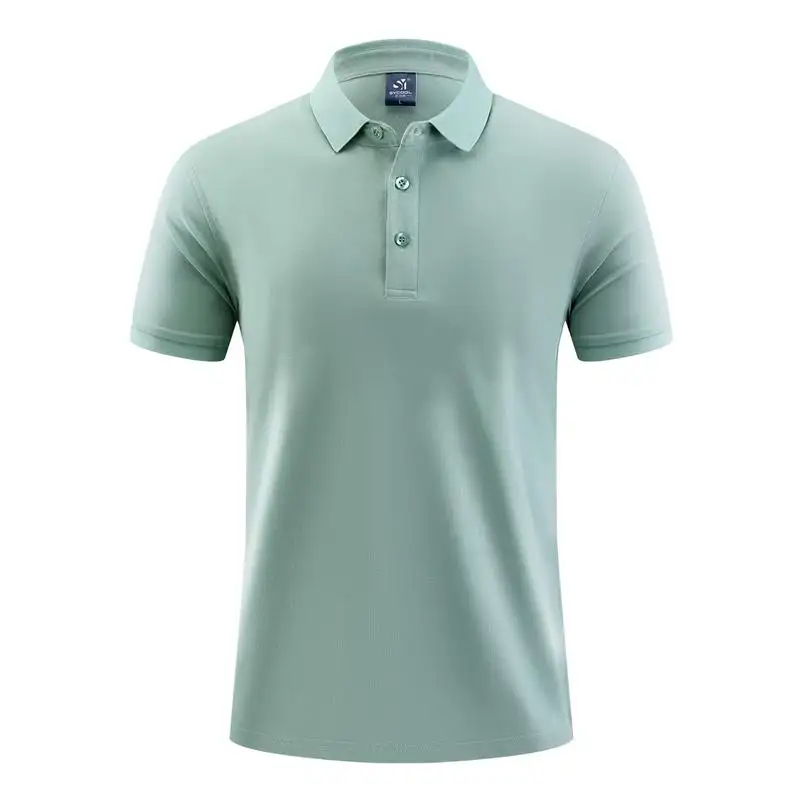 Vente en gros de haute qualité Polo simple avec logo personnalisé de golf décontracté pour hommes