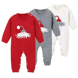 Kinder Winter Overalls für Neugeborene Jungen Jungen Mädchen Weihnachten Baby Stram pler Bulk Infant Stram pler Overalls Mit Santa