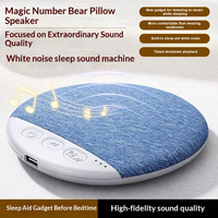 Altavoz de Conducción Ósea para Dormir Bajo la Almohada con Logotipo Personalizado, 200mAh, Inalámbrico 5.4, Dispositivo de Ayuda para Dormir con Ruido Blanco