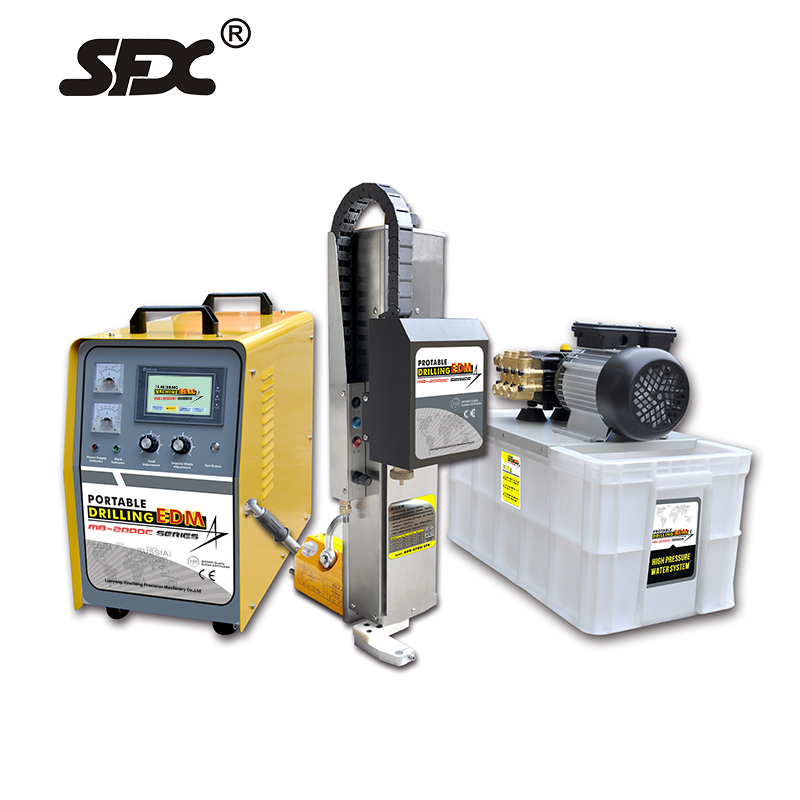 Портативная сверлильная машина EDM, отверстие для пробивки отверстий, переносные сверлильные прессы EDM, сверло 0,5 мм-3 мм, настройка глубины 300 мм
