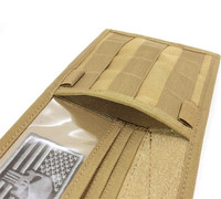 Plaque étanche multifonctionnelle Clip de carte flexible Sac de rangement pour voiture Pare-soleil de voiture Molle