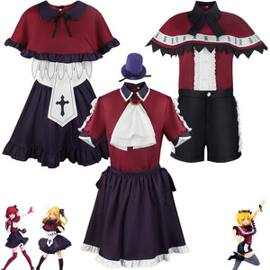 Conjunto de Disfraz de Anime Ruby Maka Memchu, Poliéster, para Halloween, Juego de Roles, Talla Infantil - Product Image 1