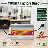 Chargeur de batterie intelligent triphasé AC/DC Yong Fa MA-1210AS 12V 24V AGM GEL 90W pour voiture et moto