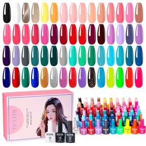 Custom Logo Odorless Resin <b>Nail</b> Art Polish 63 Colors Liquid Long Lasting UV <b>Gel</b> Professional Designer Beauty Functional Adhesive - Product Image 6