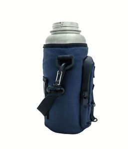 Pochette isotherme en néoprène de couleur marine avec poche pour téléphone, pochette de transport pour la marche, la randonnée, les voyages Sanjin BS24091809 - Product Image 1