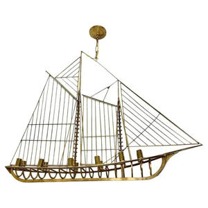 Lustres américains artistiques personnalisés en laiton poli moderne suspendu machiniste verre tambour <span class=keywords><strong>Chrome</strong></span> cuisine île suspension - Product Image 1