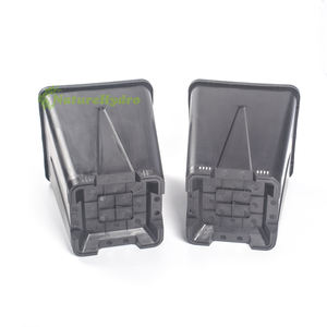 1 2 3 5 6 7 8 Gallon Square Round Nursery Buckets Black Garden Plastic Flower Grow Pots