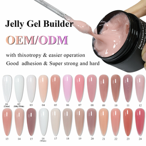 Suministros para Uñas OEM/ODM, Gel Constructor de Uñas en 24 Colores, Gel UV LED de Extensión, Gel Constructor UV, Libre de HEMA y TPO - Product Image 3