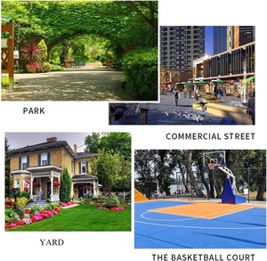 Fabricación Parque al aire libre Diseño moderno Banco de hierro fundido rústico Banco al aire libre Bancos de patio de hierro forjado - Product Image 6