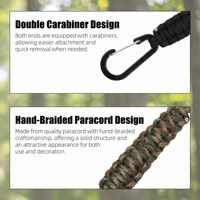 Cordon de paracorde tressé personnalisé Baiyuheng, bracelet tactique en paracorde, cordon de sécurité