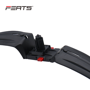 FERTS Fit For:24 ",26",28 "Mtb Material PP Bicycle Front/ Rear FENDER Mudguard Set avec White and Silver Reflective Patch - Product Image 4