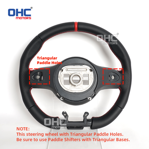 Volant en Cuir pour Mercedes <span class=keywords><strong>AMG</strong></span> Volant Lenkrad 2018-2021 Classe C W205 E S GLE CLS C63 W213 W177 CLA GLB GLC W463 <span class=keywords><strong>GT</strong></span> W222 - Product Image 2