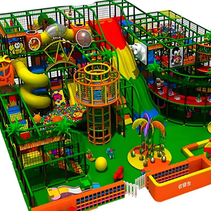 Énorme équipement de jeux intérieur pour enfants : balançoires, château gonflable, <span class=keywords><strong>maison</strong></span> de jeux, restaurants, parc de trampolines pour enfants - Product Image 1