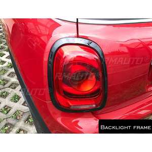 4 pièces de garnitures de phares avant et feux arrière pour Mini Cooper One JCW F55 F56, accessoires de style automobile - Product Image 2