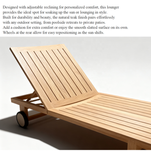 Lit <span class=keywords><strong>de</strong></span> <span class=keywords><strong>soleil</strong></span> Hula moderne en bois massif finition teck naturel <span class=keywords><strong>coussin</strong></span> anti-<span class=keywords><strong>soleil</strong></span> mobilier d'extérieur pour les loisirs cour parc hôtel villa - Product Image 4