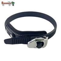 SUNMATE BK-1 Sangle de fixation réglable en acier inoxydable pour snowboard avec boucle de cheville pour sports d'hiver masculins