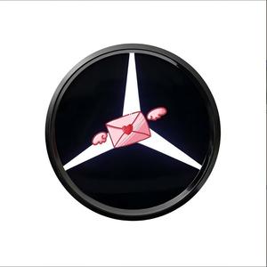 Grille LED éclairée avec grand emblème <span class=keywords><strong>OLIVER</strong></span> pour Mercedes Classe C, B, E, S, GLK, ML, GLC, GLS - Product Image 1