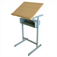 Meubles de classe scolaire en gros, table à dessin réglable robuste SGS pour étudiants en architecture, approvisionnement en vrac