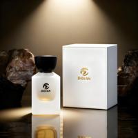 Boîte de bouteille en verre vide de parfum carré plat de luxe rechargeable de 30ml 50ml 100ml de parfum de logo personnalisé clair noir