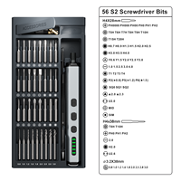 Kit de tournevis électrique sans fil YIYUN 76-en-1 avec moteur sans balais, embouts de précision, outils de qualité professionnelle