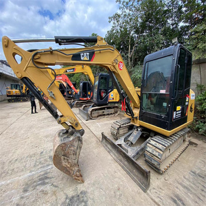 Mini-excavatrice sur chenilles CAT 305.5E2 de 3,055 tonnes avec godet de creusement, petite excavatrice sur chenilles d'occasion - Product Image 2