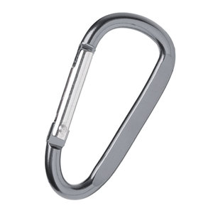 Klip Pengait Bentuk D Logo Kustom Grosir, Carabiner Mini Logam Aluminium untuk Menggantung Tas & Penggunaan Luar Ruangan - Product Image 5