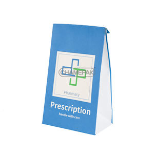 Sacs <span class=keywords><strong>en</strong></span> papier de <span class=keywords><strong>pharmacie</strong></span> kraft personnalisés sac de transport de médecine médicale avec logo imprimé pour <span class=keywords><strong>pharmacie</strong></span> - Product Image 5