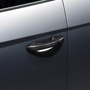 Shasha - Accesorios para Automóviles, Moldura Exterior para Manija de Puerta de Fibra de Carbono Real para Seat 2017 2018 2019 2020 - Product Image 6