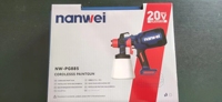 Pistolet de pulvérisation sans air, nouvelle conception, outils électriques, 800 ml, pistolet à peinture sans fil, machine à peinture à batterie