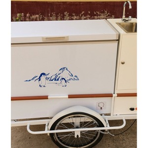 <span class=keywords><strong>Paraguas</strong></span> de carrito de helado de camión de comida gourmet de empuje manual personalizado para fábrica de aperitivos planta de procesamiento de verduras bodega al por menor-Nuevo - Product Image 4