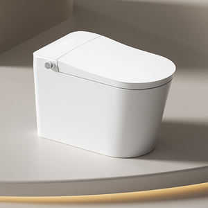 Productos sanitarios de baño totalmente automáticos, inodoro inteligente antisalpicaduras de secado al aire <span class=keywords><strong>caliente</strong></span> alargado - Product Image 4