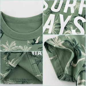 Enfant en bas âge garçon fabriqué au Bangladesh tricoté coton t-shirt personnalisé Applique Boutique vêtements été enfants garçon vêtements chemises - Product Image 4